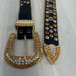 Western Gemstone Embellished Belt